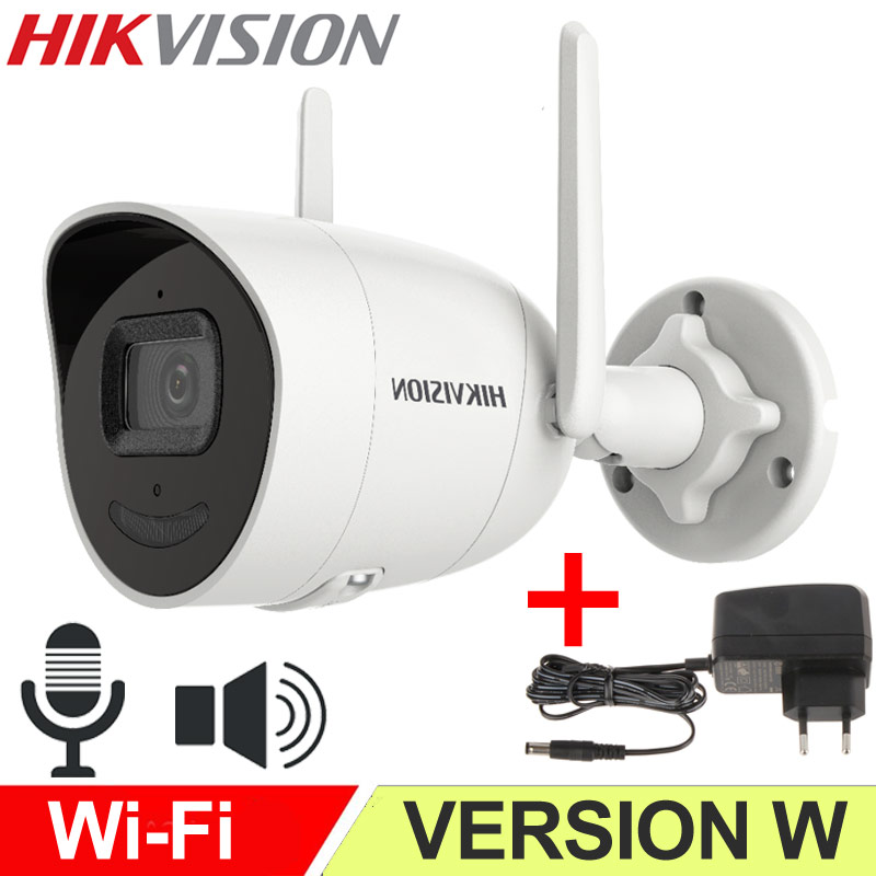 HIKVISION DS-2CV2021G2-IDW(W) 2.8mm Ασύρματη Wi-Fi IP Κάμερα 2Mpixels, H.265+, MicroSD, Audio, IR 30m, IP66