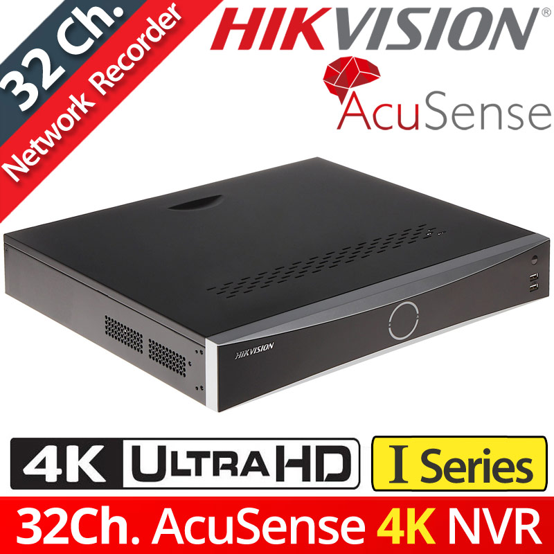 Hikvision DS-7732NXI-I4/S(E) Δικτυακό Καταγραφικό NVR 32 IP Καμερών, Μέγιστη ανάλυση 4Κ, Τεχνολογία Acusence, Up to 12Mpixels