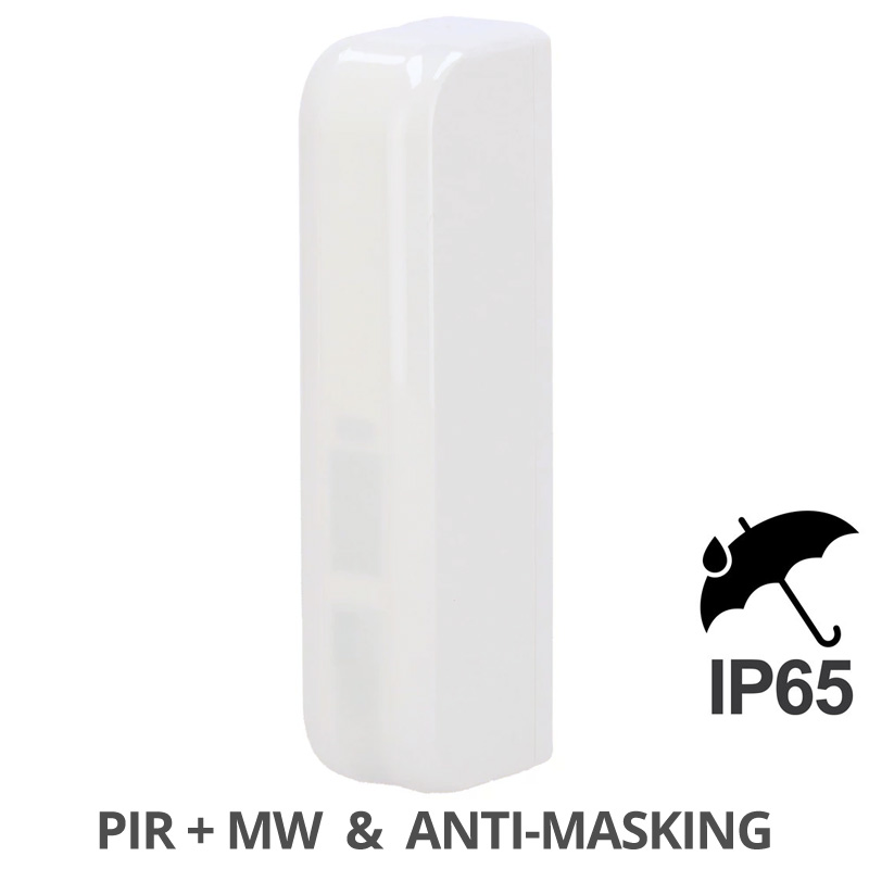 HikVision DS-PDC10DM-EG2-WE - Αμφίδρομος Ασύρματος Ανιχνευτής Κουρτίνας Dual Tech (PIR+MW) εξωτερικού χώρου με Anti-Masking