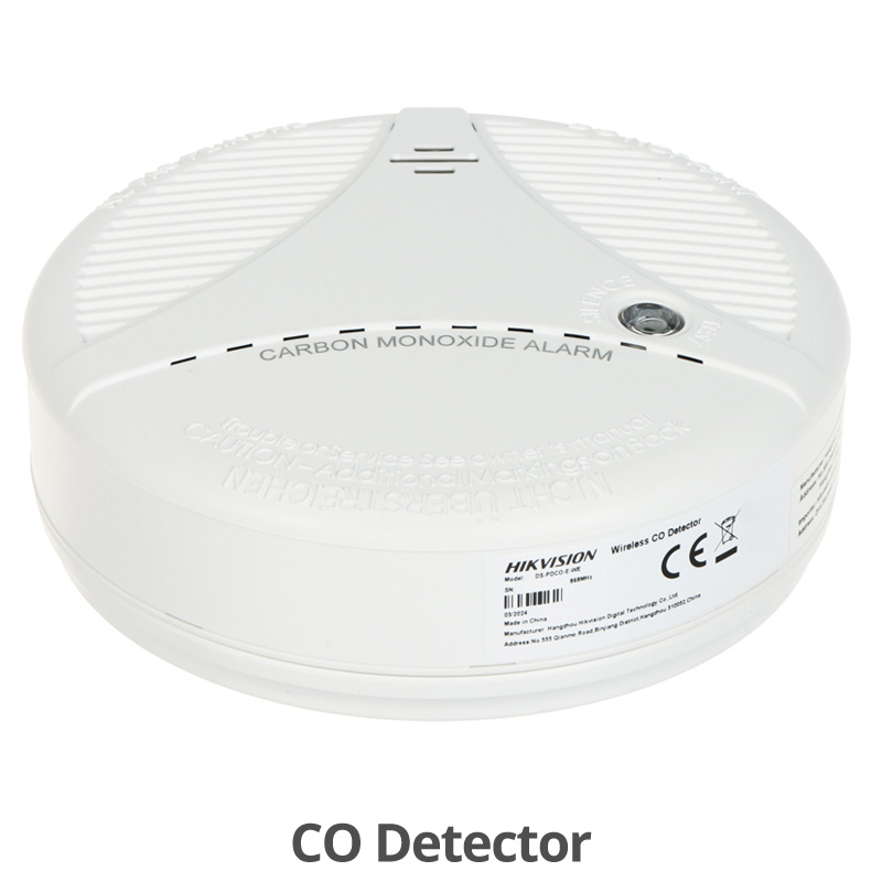 HIKVISION DS-PDCO-E-WE - Αμφίδρομος Ασύρματος Ανιχνευτής Μονοξειδίου του Άνθρακα (CO Detector), για πίνακες AX PRO