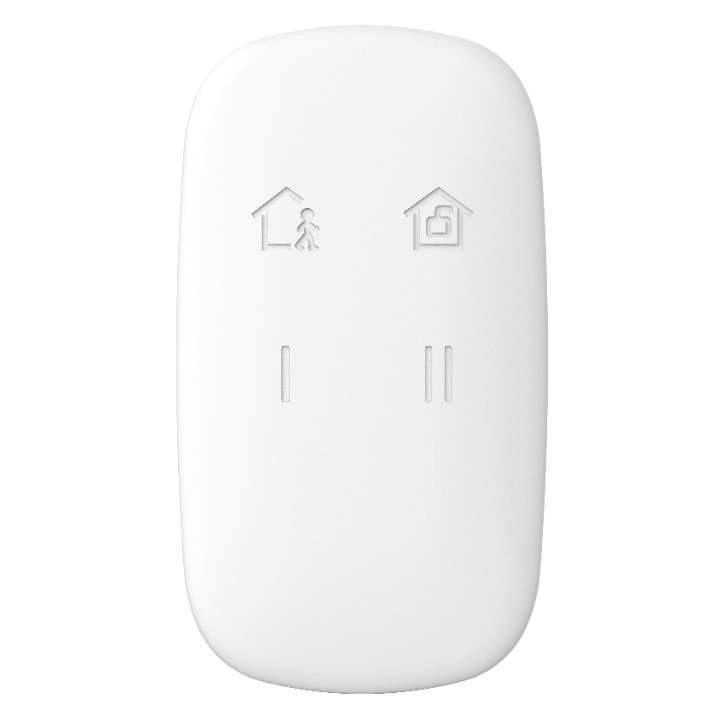 HIKVISION DS-PKF1-WE WHITE - Αμφίδρομο ασύρματο τηλεχειριστήριο με 4 πλήκτρα, για πίνακες AX PRO (Λευκό)