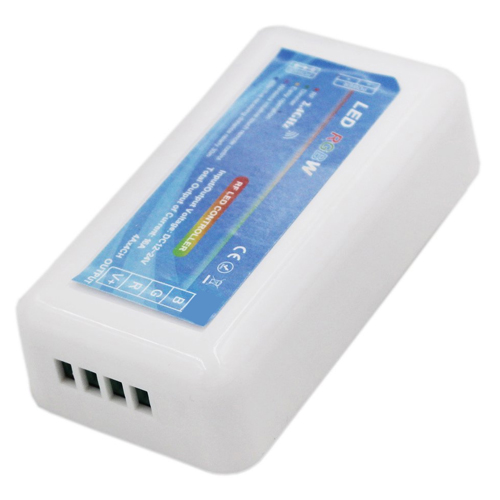 DST-03-R Τηλεχειριζόμενο RF 2.4GHz Dimmer Controller για LED RGB ταινία με 3 κανάλια 12A (χωρίς τηλεχειριστήριο)