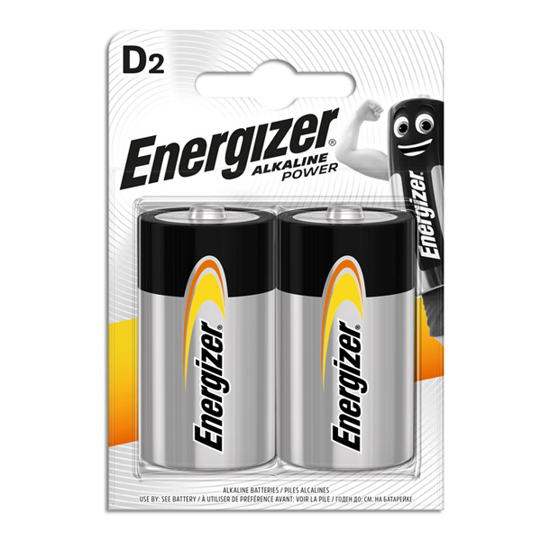 ENERGIZER D-LR20 Μπαταρία Alkaline Power D (LR20) 2 τμχ