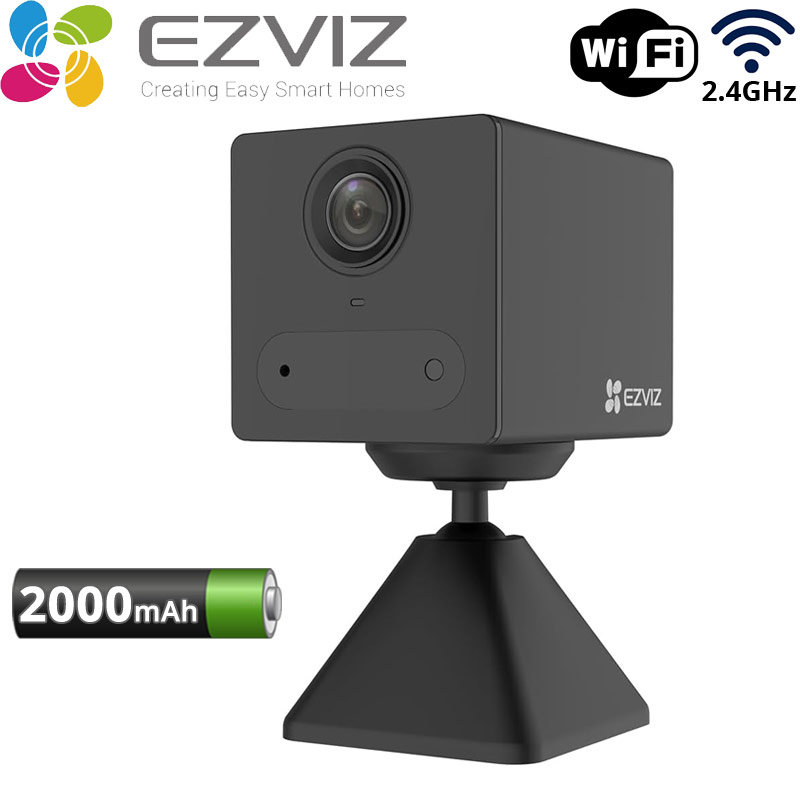 EZVIZ CB2 Μικρή, Έξυπνη Wi-Fi Κάμερα Εσωτερικού Χώρου 2MP 1080p με Μπαταρία 2000mAh, Mic/Speaker, microSD, Human Detection