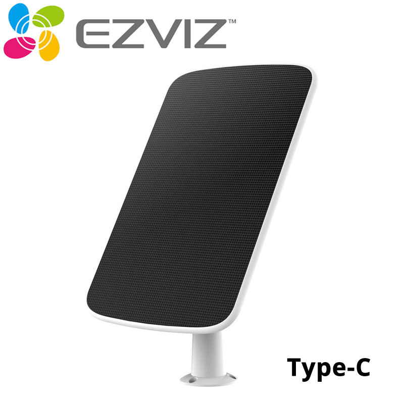 Ezviz CS-CMT-Solar Panel-E Ηλιακό Πάνελ 6.18W με έξοδο USB Type-C, για κάμερες EZVIZ