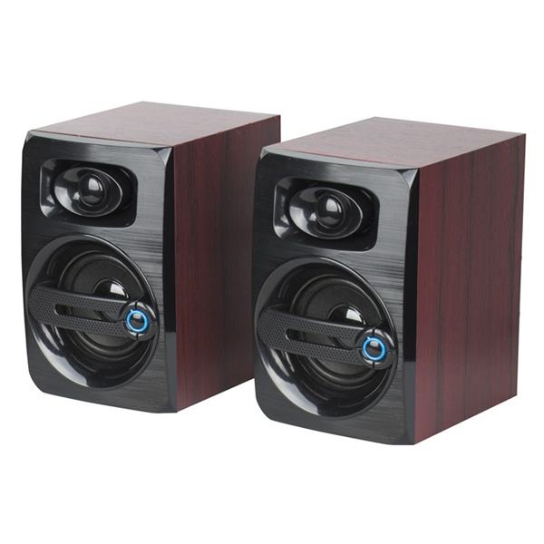 FT-108 R Σετ ηχείων 2.0 με τροφοδοσία USB 2x 3.0W σε Κόκκινο