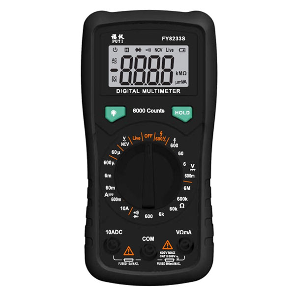 FY8233S Ψηφιακό Πολύμετρο με NCV λειτουργία, Buzzer και Hold