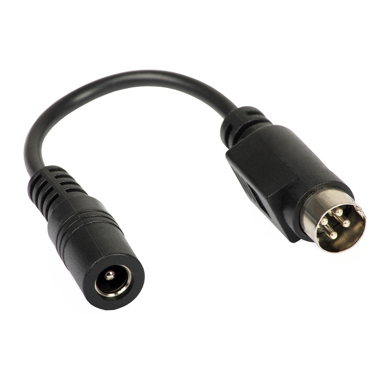 ML517 HIKVISION DVR POWER ADAPTER από κοινό τροφοδοτικό 2.1/5.5mm σε DIN4 plug (Aρσενικό) 