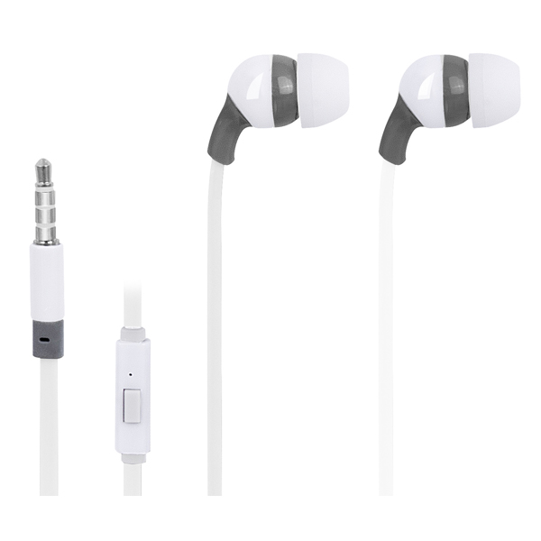 TREVI HMP 687 M-WG Ενσύρματα Ακουστικά με μικρόφωνο Handsfree σε Λευκό-Γκρί