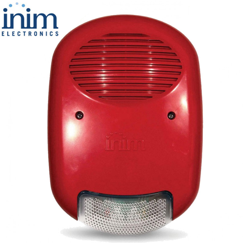 INIM IVY-R Αυτόνομη σειρήνα πυρανίχνευσης με φλας και ακουστική ισχύ 103db/3m