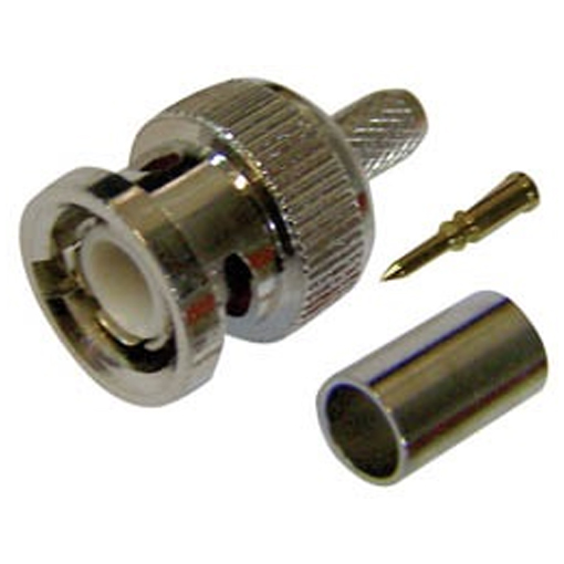 HLB3101B BNC Αρσενικό CRIMP (πρέσας) για RG59 (JT-1085B)