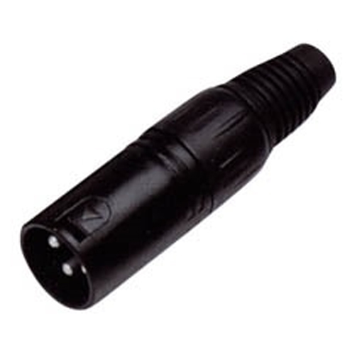 JT-2047A Βύσμα Canon XLR 3P Αρσενικό Μαύρο JKG