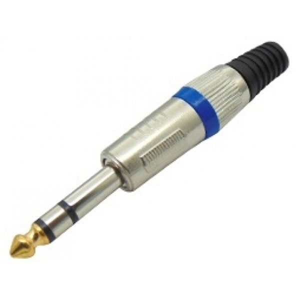 JKG JT-3080 Καρφί Jack 6.3mm Νίκελ STEREO αρσενικό  