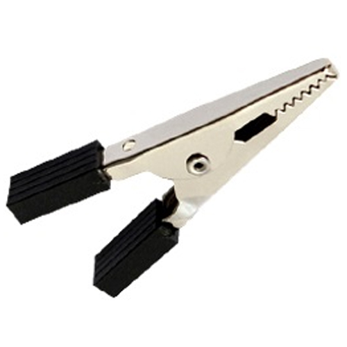 KRODE AT-0005 BLACK Κροκοδειλάκι 3A 48mm Μαύρο 