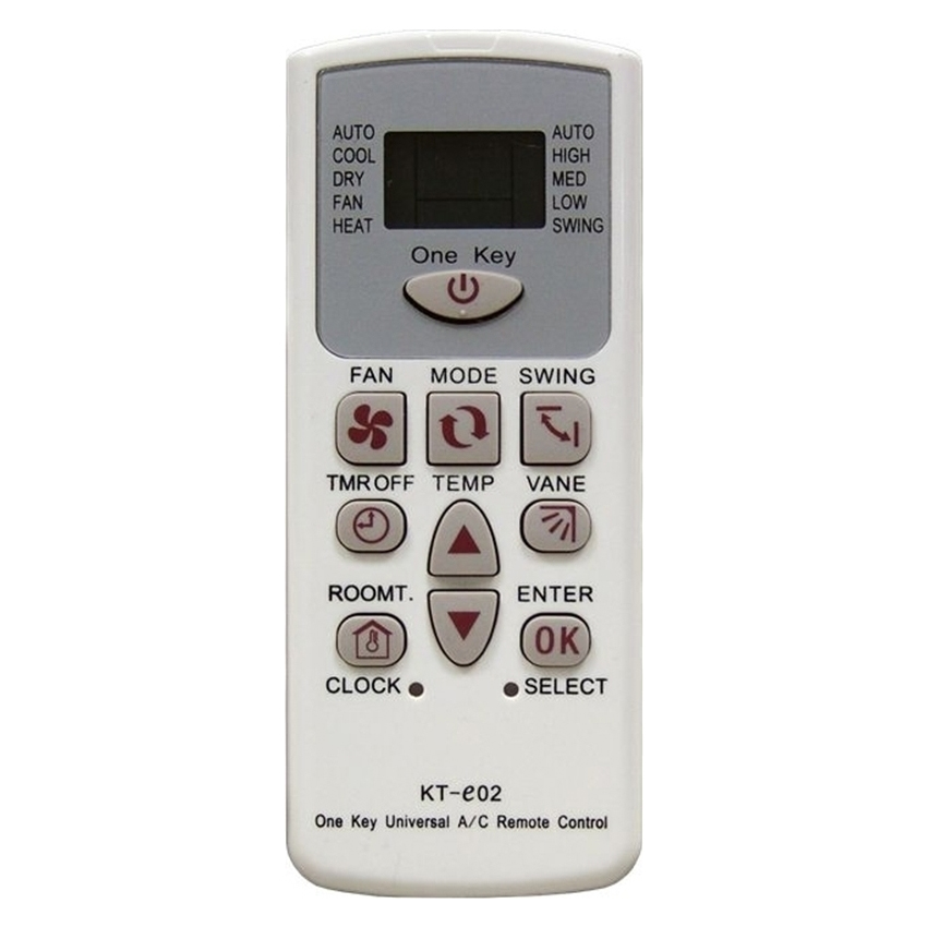 KT-E02 Universal Τηλεχειριστήριο για Κλιματιστικά 4000 σε 1