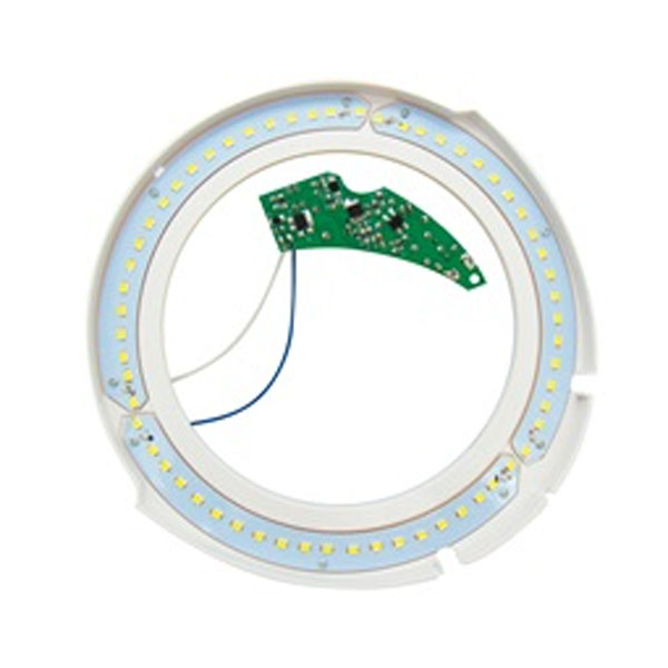 LED 8W 650 LM 6025 BYN 60SMD Λάμπα LED Μεγενθυτικού Φακού Σετ με Τροφοδοτικό και Βάση 6025 BYN