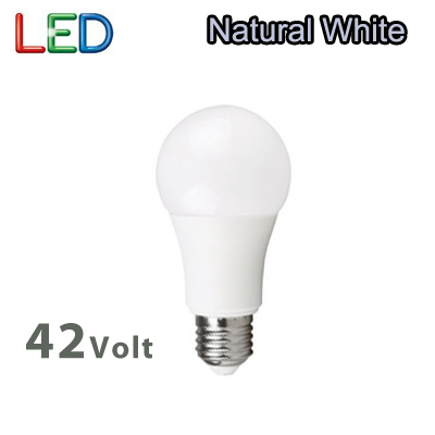 OEM LED-1226 LED-E27-A60-9.5-NW Λάμπα LED βιδωτή E27 9.5 Watt 42V AC/DC με ουδέτερο φωτισμό 4000K