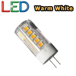 OEM 1238 LED G4 2.5W WW Λάμπα LED με κούμπωμα G4 12V 2.5 Watt με θερμό φωτισμό 3000Κ