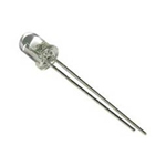 LED-3MM-HI-WHITE Υψηλής φωτεινότητας LED 3mm διάφανο σε λευκό χρώμα