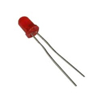 LED-5MM-ST-RED Απλό LED 5mm κόκκινο χρώμα