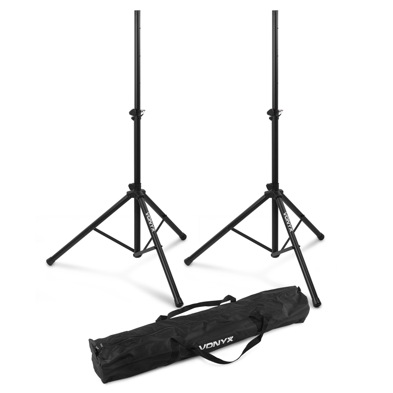 VONYX LS01K Ζεύγος βάσεων επαγγελματικών ηχείων με τσάντα μεταφοράς Max 175cm 180.550