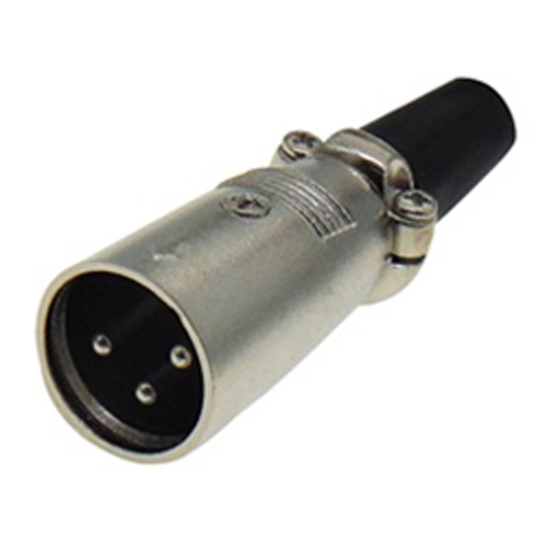 LZ114 Βύσμα CANON XLR αρσενικό nickel με βίδα (JT-2069)