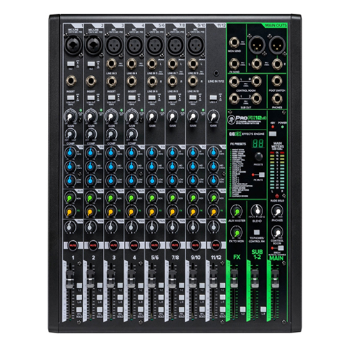 MACKIE ProFX12v3 Κονσόλα Ήχου 12 καναλιών με 24FX