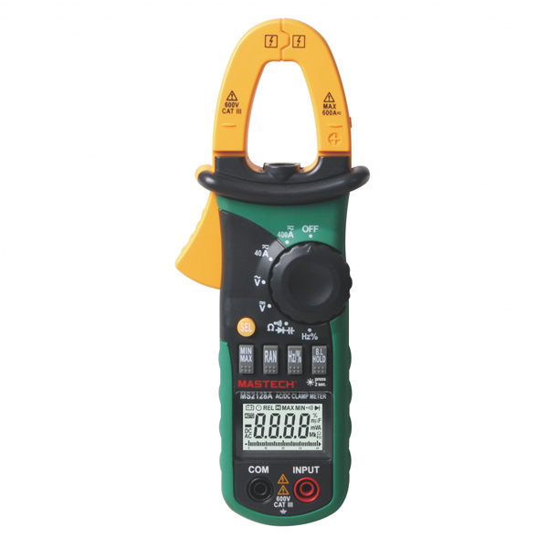MASTECH MS2128A Ψηφιακή Αμπεροτσιμπίδα ΑC/DC με Φακό