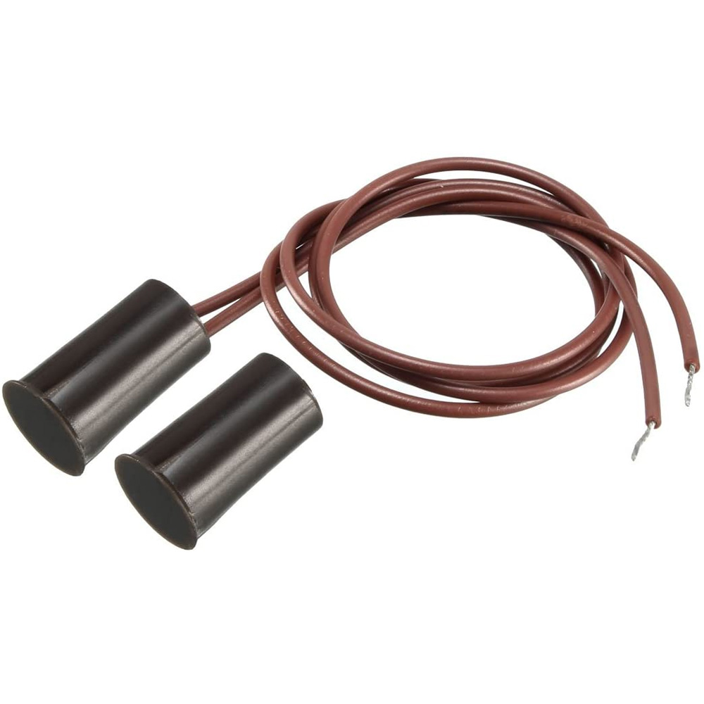 MC-26026-BR (ΚΑΦΕ) Χωνευτή μαγνητική επαφή κοντή (17mm)