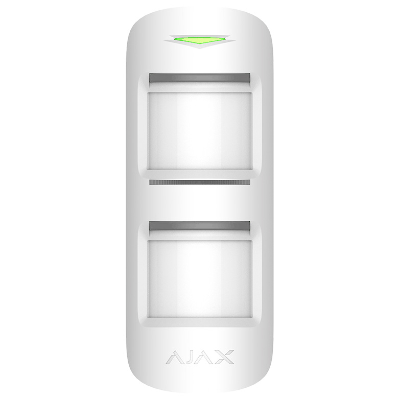 Ajax MotionProtect Outdoor - Ασύρματος Ανιχνευτής Κίνησης Εξωτερικού χώρου, 2xPIR + Antimasking + Pet-immunity