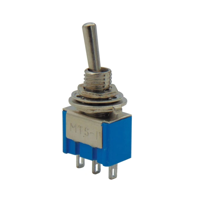 MTS-102-A1 Μικροδιακόπτης Mini Toggle ON-ON με 3 επαφές 3A/250V LZ