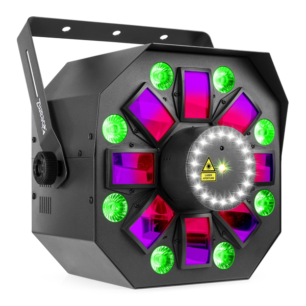 BEAMZ MULTIBOX LED Light Effect 4-in-1 LED light με Lasers, Strobe, PAR και Derby, IRC, DMX (153.682)