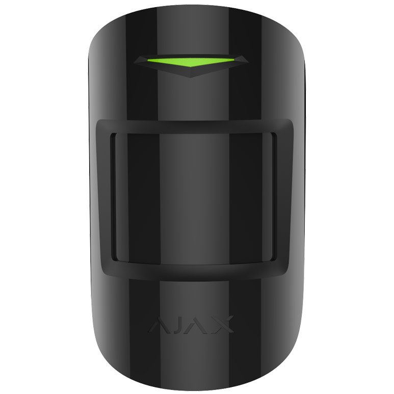 AJAX COMBI PROTECT BLACK - Ασύρματος Ανιχνευτής Κίνησης Εσωτ. Χώρου με Θραύση Κρυστάλλων & Pet immunity