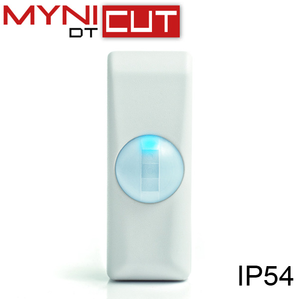 Myni DT CUT (Λευκό) Εξωτερικός Ανιχνευτής Κουρτίνας Διπλής Τεχνολογίας PIR + MW για πόρτες και παράθυρα