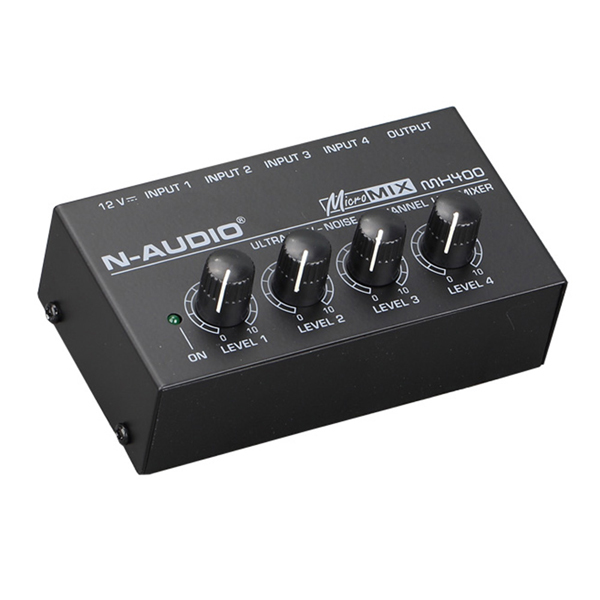 N-AUDIO MX400 Κονσόλα Μίξης 4 καναλιών