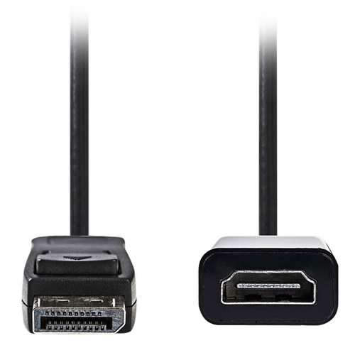 NEDIS CCGB37150BK02 Καλώδιο DisplayPort αρσ. - HDMI θηλ. 20cm 