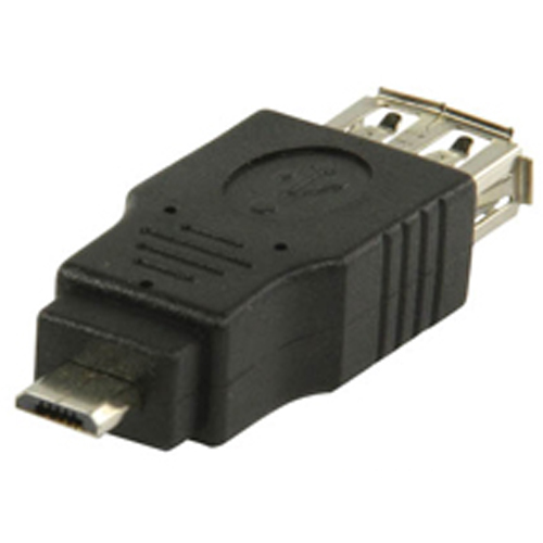 NEDIS CCGP60901BK Αντάπτορας USB 2.0 A θηλυκό σε USB micro B αρσενικό
