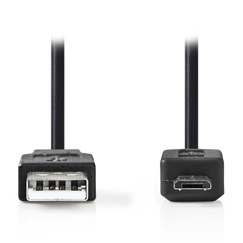 NEDIS CCGL60500BK10 Καλώδιo USB 2.0 A αρσ. - USB Micro B αρσ. 1m  