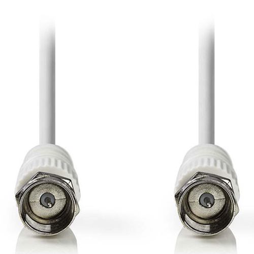 NEDIS CSGL41000WT15 Ομοαξονικό καλώδιο F αρσενικό σε F αρσενικό 1.5m 