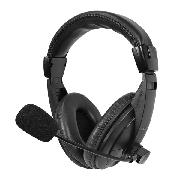 NOD CHAT Στερεοφωνικό Ηeadset με Ρυθμιζόμενο σε Κλίση Μικρόφωνο και Σύνδεση 2 x 3.5mm jack 