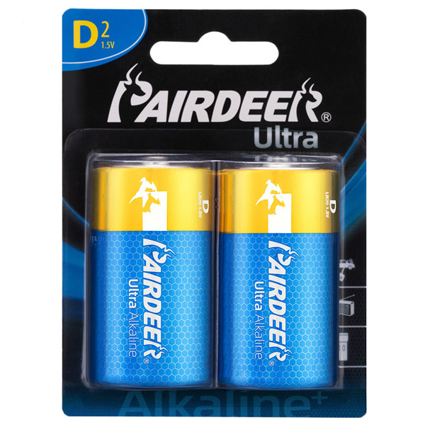 PAIRDEER D-LR20 Μπαταρία Alkaline Ultra Digital D (LR20) 2 τμχ