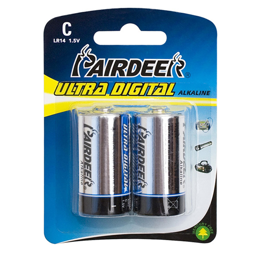 PAIRDEER C-LR14 Μπαταρία Alkaline Ultra Digital C (LR14) 2 τμχ