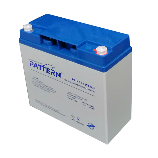 PT18-12 PATTERN Επαναφορτιζόμενη Μπαταρία Μολύβδου 12 Volt / 18 Ah Japan Technology