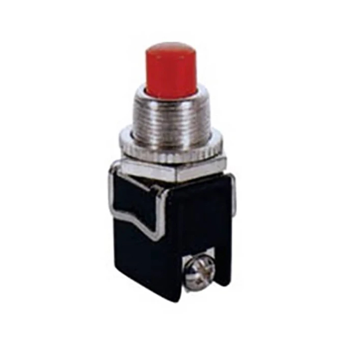 PBS-13CR Button Push OFF 2P στρογγυλό Φ12mm 4A/250V Κόκκινο LZ