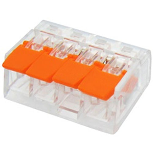 HNM PCT-414 Κλέμα ταχείας σύνδεσης 4P αγωγών 0.5mm~4mm   