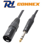 PD Connex CX44-1 Ποιοτικό Καλώδιο XLR 3p αρσενικό σε JACK 6.3mm STEREO αρσενικό 1.5m 177.075