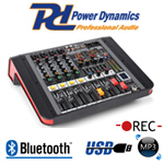 POWER DYNAMICS PDM-M404A Αυτοενισχυόμενη 2x200W RMS 4 Καναλιών FX/ USB/ MP3/ BT 172.610