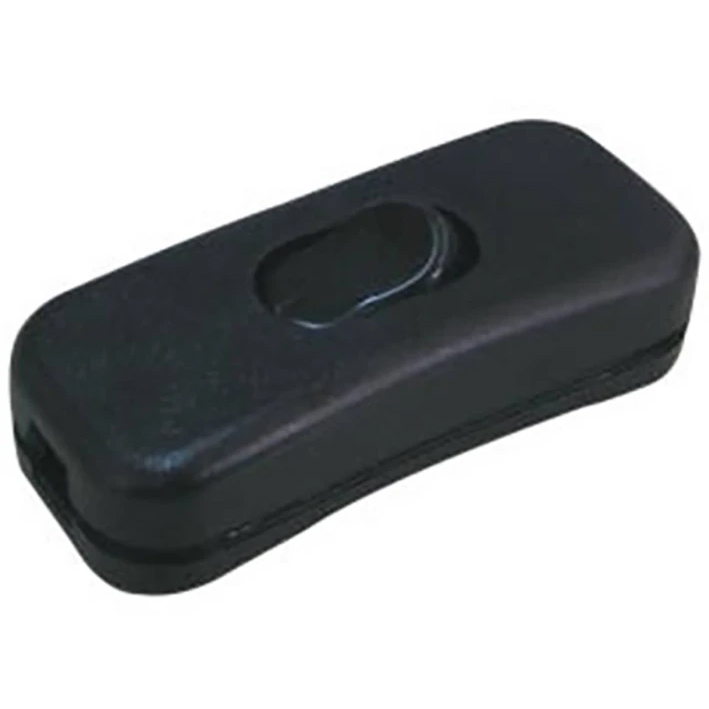 POR-0093 Διακόπτης Rocker ON-OFF Ενδιάμεσος Χειρός 250V Μαύρος 303 YUN