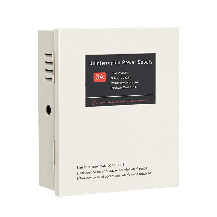 EOS VISION PSA-1203B Τροφοδοτικό Access Control 12VDC 3A με θέση μπαταρίας 7Ah για Συστήματα Ελέγχου Πρόσβασης