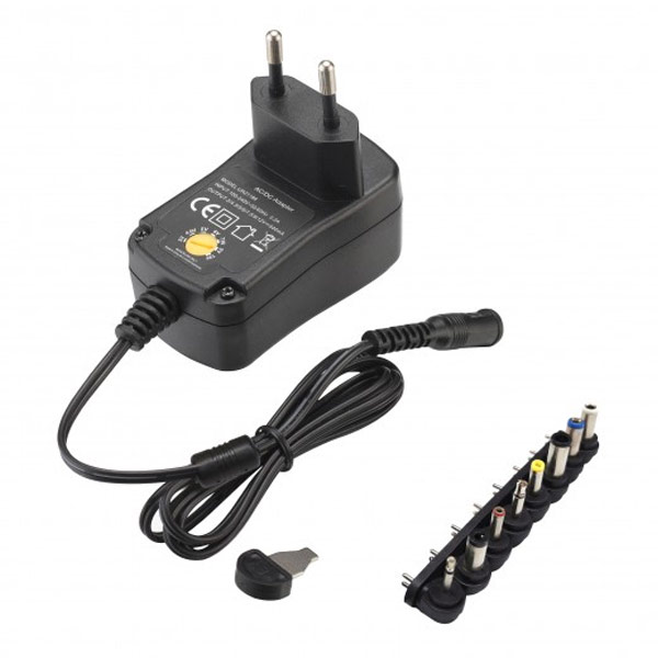 PSVS-600 Switching τροφοδοτικό ρυθμιζόμενης τάσης εξόδου 3-12V DC 600mA [2.1.14]